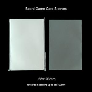 Best Cpp Matte Clear Sleeves Non Glare OEM Card Barrier Sleeves 68x103mm wholesale
