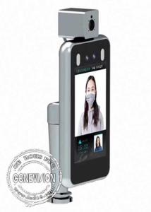 China Face Recognition Floor Standing Digital Signage Temperature Measuring Devices on sale