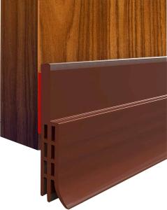 China TPE Material Door Draft Guard Door Bottom Seal Strip in White Brown Black for Doors on sale