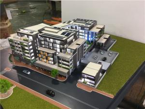 Best Machine - Cutting Modern Building 3D Model , LED Scale Building Models wholesale