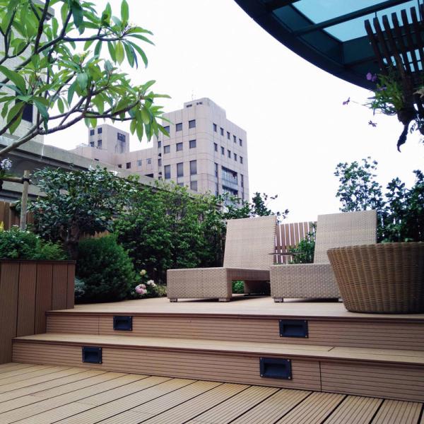 Cheap Engineered WPC Floor Tile Outdoor Composite WPC Decking Manufacturer for sale