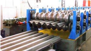 Best Bunkers Corrugated Sheet Roll Forming Machine For Drainage Channels wholesale