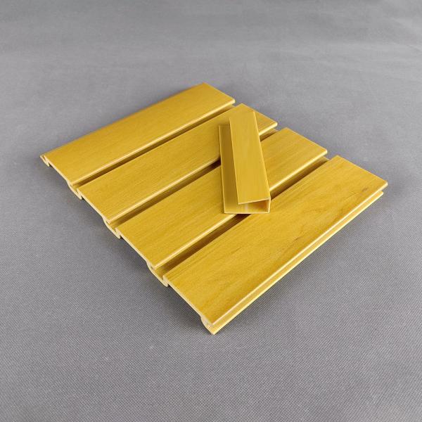 Cheap Plastic Composite False Slatwall Display Shelf For Display Wall for sale