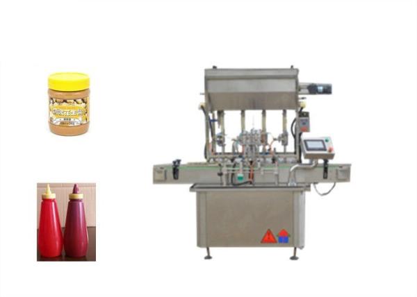 Cheap Semi - Liquid Sauce Paste Bottle Filling Machine 50ml - 1000ml Filling Volume for sale
