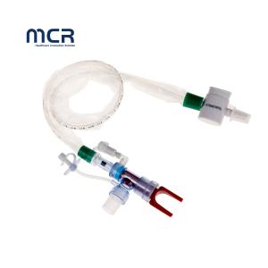 Best Auto Flushing Soft Blue Suction Tip Design for Reduced Patient Damage Closed Suction Catheter/System 72H wholesale