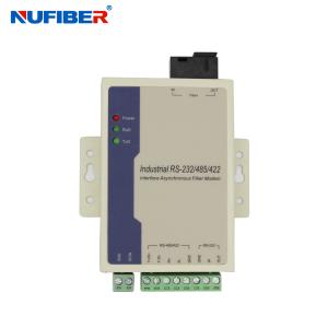 China RS485 RS422 RS232 Serial to Fiber Optic Converter DC24V Power Supply on sale