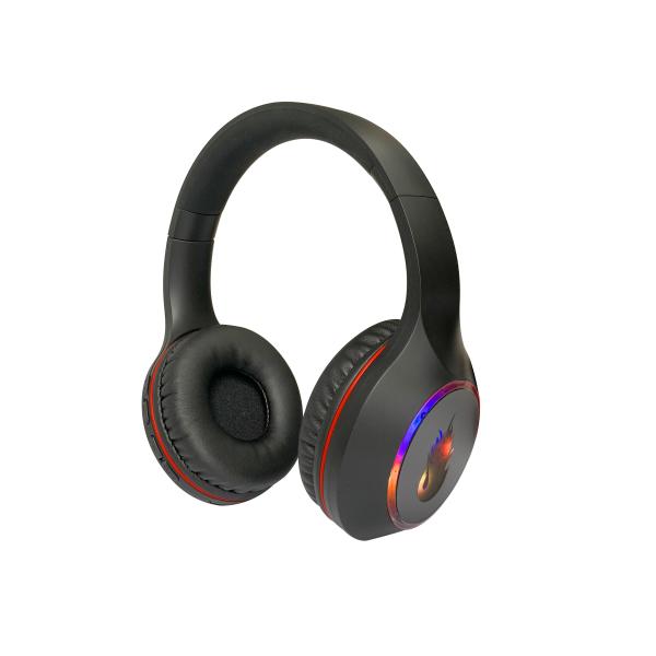 Cheap stereo wireless bluetooth headset with led light bluetooth headphones with mic for sale