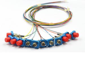 12F Single Mode Fiber Patch Cord 900UM Wave Length With FC Adapter