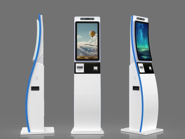 Cheap 10 Point PCAP Touchscreen Queue Management Kiosk For Bank Restaurant for sale