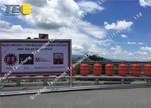 Best Hot Dip Galvanizing Roller Crash Barrier Transportation Facilities Guardrail wholesale