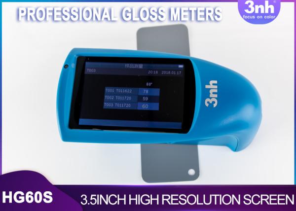Cheap TFT 3.5 Inch Display 3NH Paint Printing Inks Professional Gloss Meters HG60S  Under CIE C Light Source for sale
