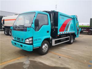 China 4x2 Japanese ISUZU 600P Garbage Compactor Truck With 5 Cbm Volume on sale