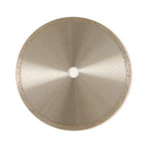 Cold Press 9inch 230×1.8/2.6×10×22.23mm Continuous Rim Diamond Blade For Ceramic With Long Life