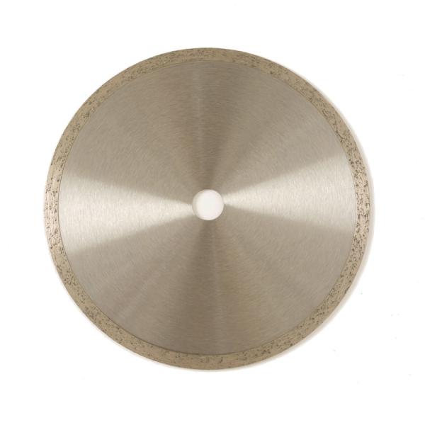 Cheap Cold Press 9inch 230×1.8/2.6×10×22.23mm Continuous Rim Diamond Blade For Ceramic With Long Life for sale