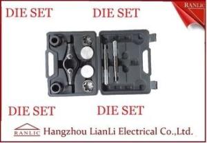 China Steel Iron Conduit Thread Die Set 20mm 25mm For GI Conduit With PVC Box on sale