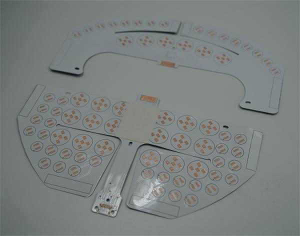 Cheap 2L LED PCB Board FR4 1.5MM White And Black Soldermask With OSP For LED Display PCB for sale