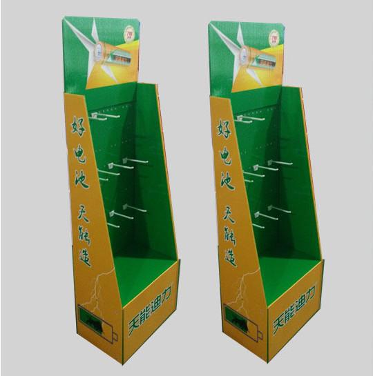 Cheap Hook type cardboard shelf, cardboard display rack, toy display stand, paper display stand，Size can be customized for sale