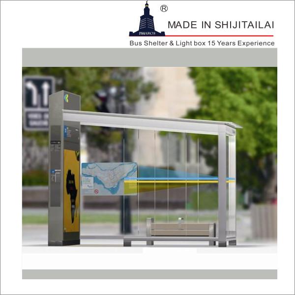 Cheap H3000mm Smart Bus Stop System for sale