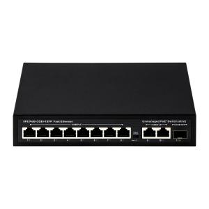 Extended Range 8-Port PoE Switch 10/100M with 120W/150W Consumption and 250m Coverage