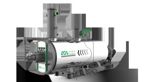 Horizontal Carbon Steel Rendering Machine Batch Cooker