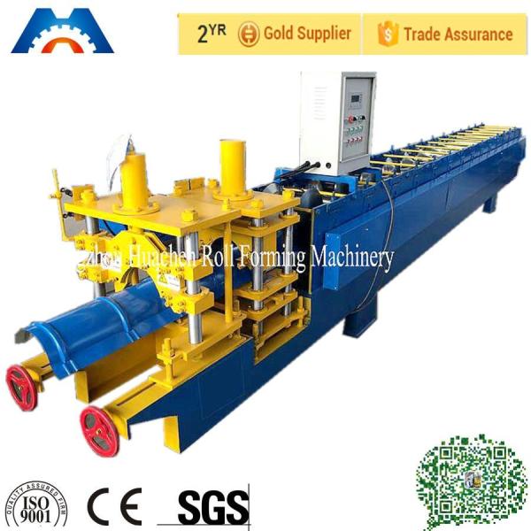 Cheap Customized Automatic Ridge Cap Roll Forming Machine 5.5Kw Main Motor Power for sale