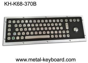 Rugged Stainless Steel Industrial Computer Keyboard with Water proof Trackball