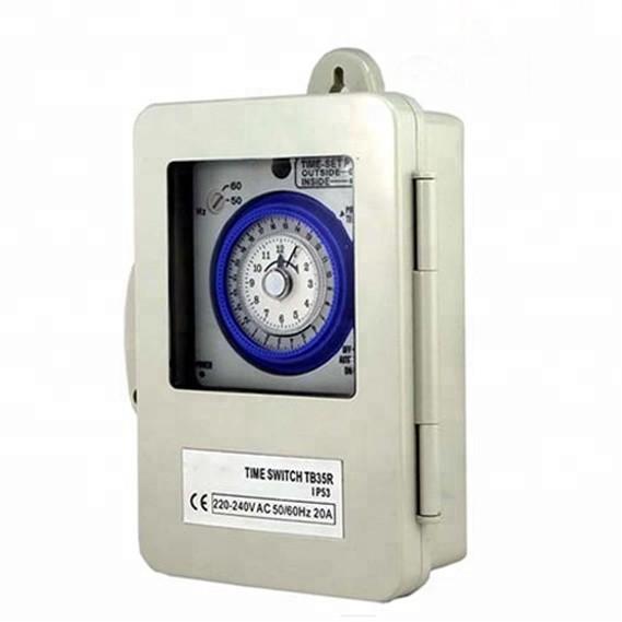 Cheap IP65 waterproof timer TB35R 24hours Mechanical clock time switch box for sale