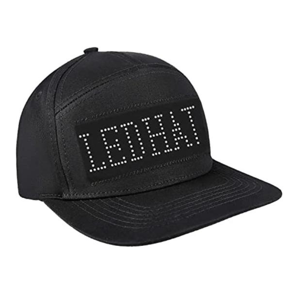 Cheap Bluetooth LED Message Cap Programmable White Light Adjustbale for sale