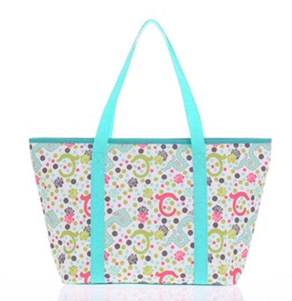 Cheap Custom Printed Tote Bags Reusable Polyester Handbag for Womens for sale