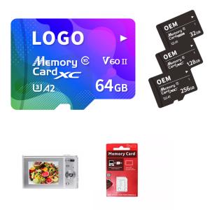 China OEM 128gb 256gb Memory Cards Chip Memory Card Storage For Camera on sale