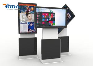 China Shopping Mall Use Flip Monitor Display Multi Touch Screen 60000Hrs Life Cycle on sale