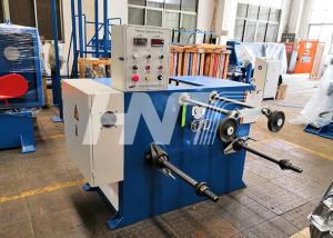 China Dual Reel Takeup Wire Spooling Machine with Double Shaft on sale