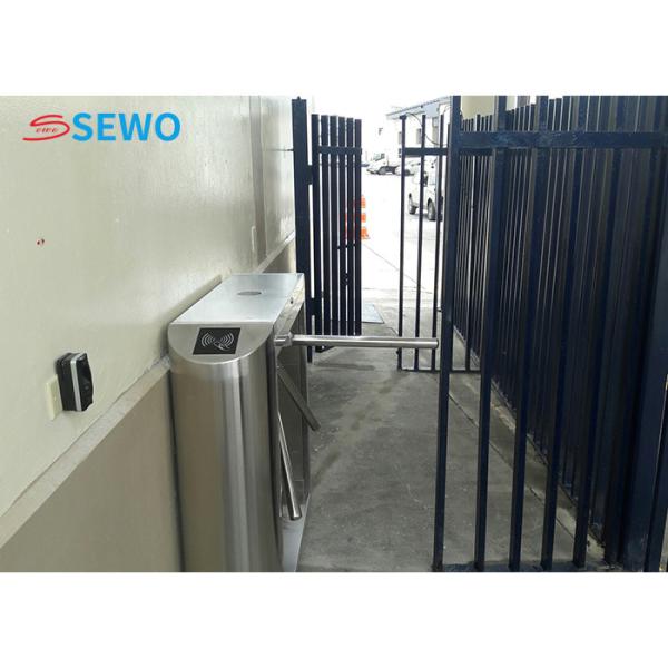 Cheap Automatic RFID Tripod Turnstile Entrance Access Control And Exit Machine for sale