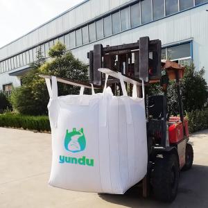 China Anti-UV Waterproof FIBC PP Woven Big Bag For Packing Powder Boric Acid on sale