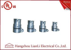 China EMT TO Flexible Conduit Connector Zamak Set Screw Connector Customized on sale