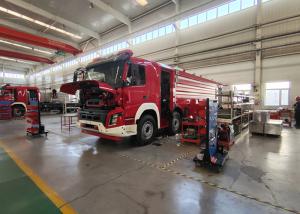 Manual Transmission 15 Tons Water Tanker Fire Truck with Separate Crew Cabin