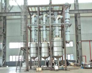 China Thin Film Fruit Evaporation System Falling Film Evaporator For Fruit Juice on sale