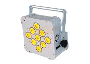 China 9*6w Wireless DMX Par Light High Brightness Tri-Color Leds Battery Light on sale