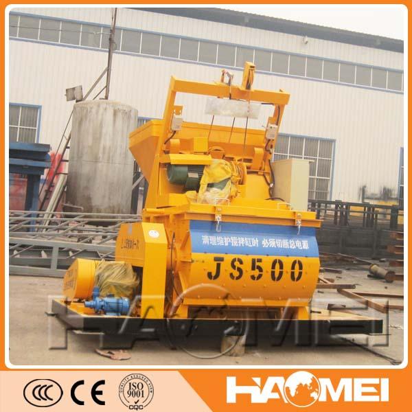 Cheap Modern Design JS500 electric Small mini Cement Mixer for sale