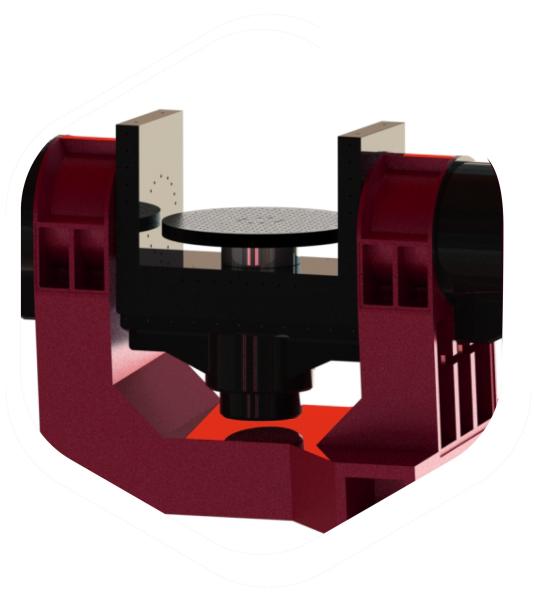 Cheap RS232 High Speed Dual Axis Turntable for Precision Positioning for sale