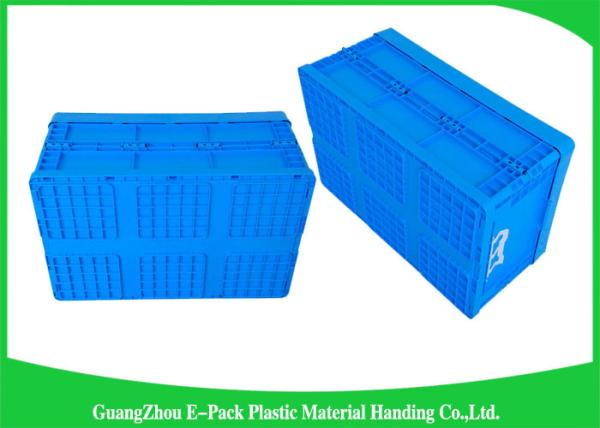 Cheap Package Stackable Collapsible Plastic Containers Turnover Foldable Crates for sale