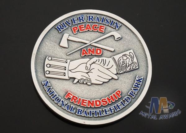 Cheap USA Taekwondo Custom Challenge Coins Soft Enamel Both Side Design 38.1MM for sale