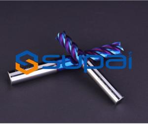 65hrc 4Flutes CNC Bits Nano Coating Solid Carbide End Mill grinder cutter for Milling Cutte
