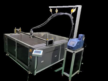 Cheap Adjustable 5L Volume XY Glue Plotter Hot Melt and Cold Glue in One Operation/Pass Solid Glue Type for sale