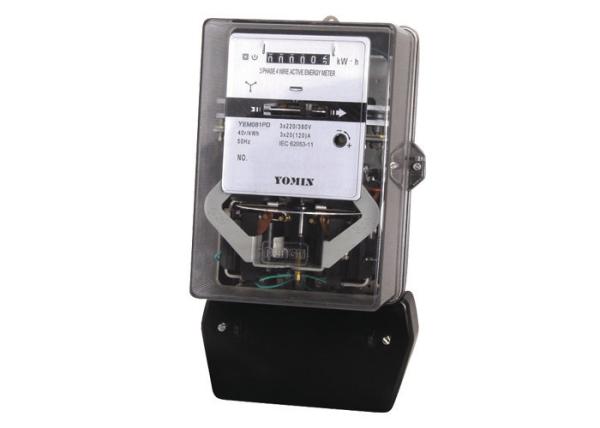 Cheap CT Connecting Front Board Installed Three Phase Energy Meter Electromechanical for sale