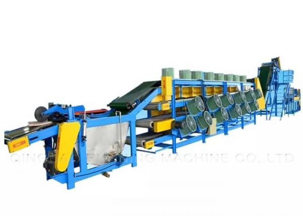 PLC Control Rubber Batch Off Machine Little Noise With Good Cooling Effect