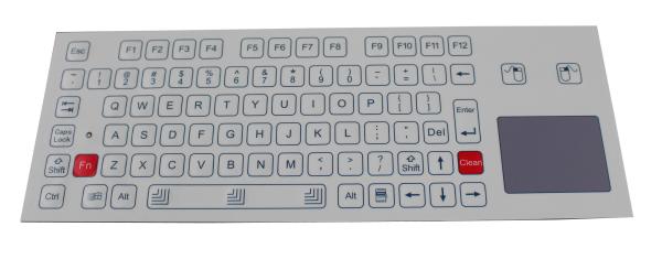 Cheap Ip65 Industrial Membrane 81 Key Keyboard With Touchpad & Keypad for sale