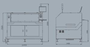 High Precision Solder Paste Screen Printing Machine With Chinese / English Interface