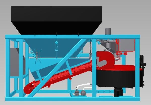 Cheap Container Cement Silos 26m3 SGS Portable Concrete Batch Plant for sale
