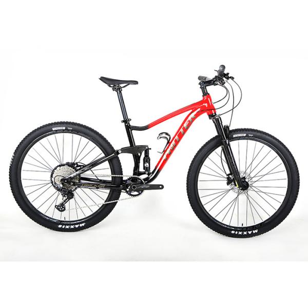 Cheap Alloy AL7005 Full Suspension Mountain Bike 27.5" Wheel With SHIMANO Hydraulic Brake for sale
